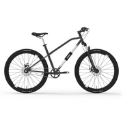 YERKA V4 [Negra S/M + Suspensión] -mejor-bicicleta-antirrobo-urbana-diseño-chile-hibrida-aro-28-29-candado-integrado-online