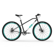 YERKA V4 [Turquesa S/M] -mejor-bicicleta-antirrobo-urbana-diseño-chile-hibrida-aro-28-29-candado-integrado-online