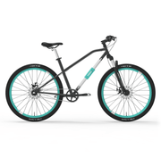 YERKA V4 [Turquesa S/M + Suspensión] -mejor-bicicleta-antirrobo-urbana-diseño-chile-hibrida-aro-28-29-candado-integrado-online